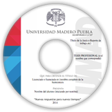 Portada de Tesis Para Etiqueta de CD - Universidad Madero Puebla - UMAD